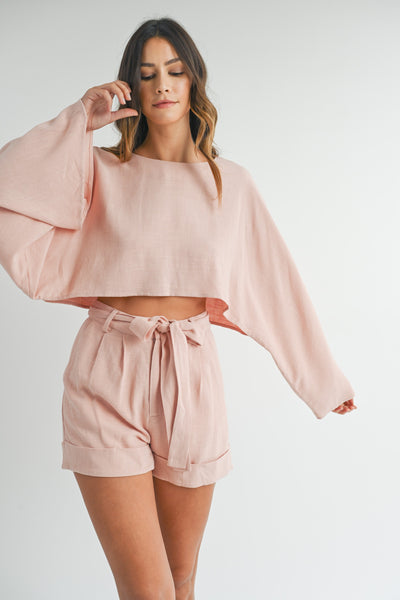 Flirty Girl Linen Shorts
