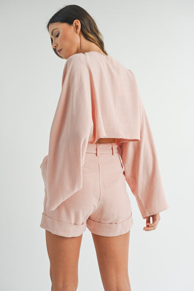 Flirty Girl Linen Shorts