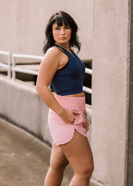 Athletic Shorts — Pink
